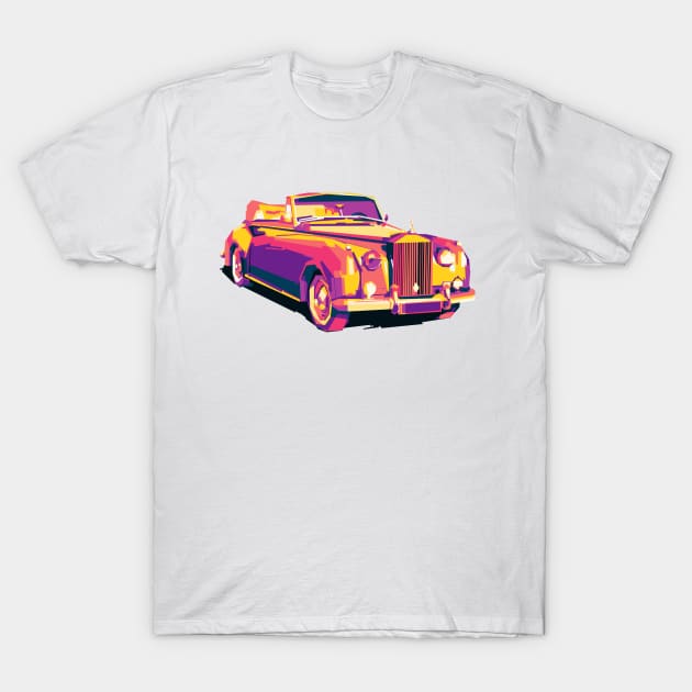 Rolls-Royce Colorful T-Shirt by Shuriken